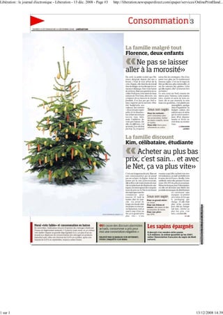 Libération : le journal électronique - Liberation - 13 déc. 2008 - Page #3   http://liberation.newspaperdirect.com/epaper/services/OnlinePrintHand...




1 sur 1                                                                                                                            13/12/2008 14:39
 