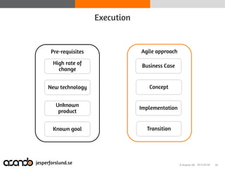 Scan dev 2013 Strategy for mobility - Jesper Forslund | PDF