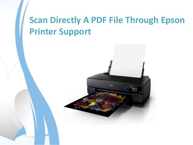 epson scanning directly to a pdf file