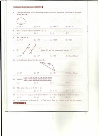 Imo Geometry Question imo sample papers | PDF
