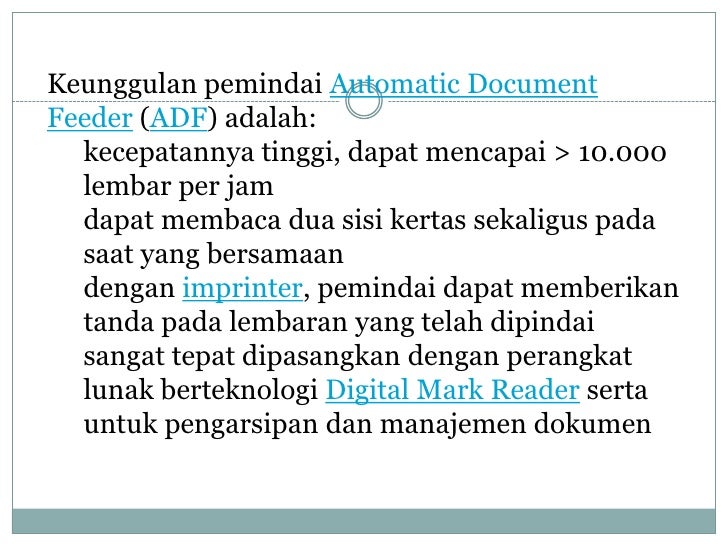 Automatic Document Feeder Adalah