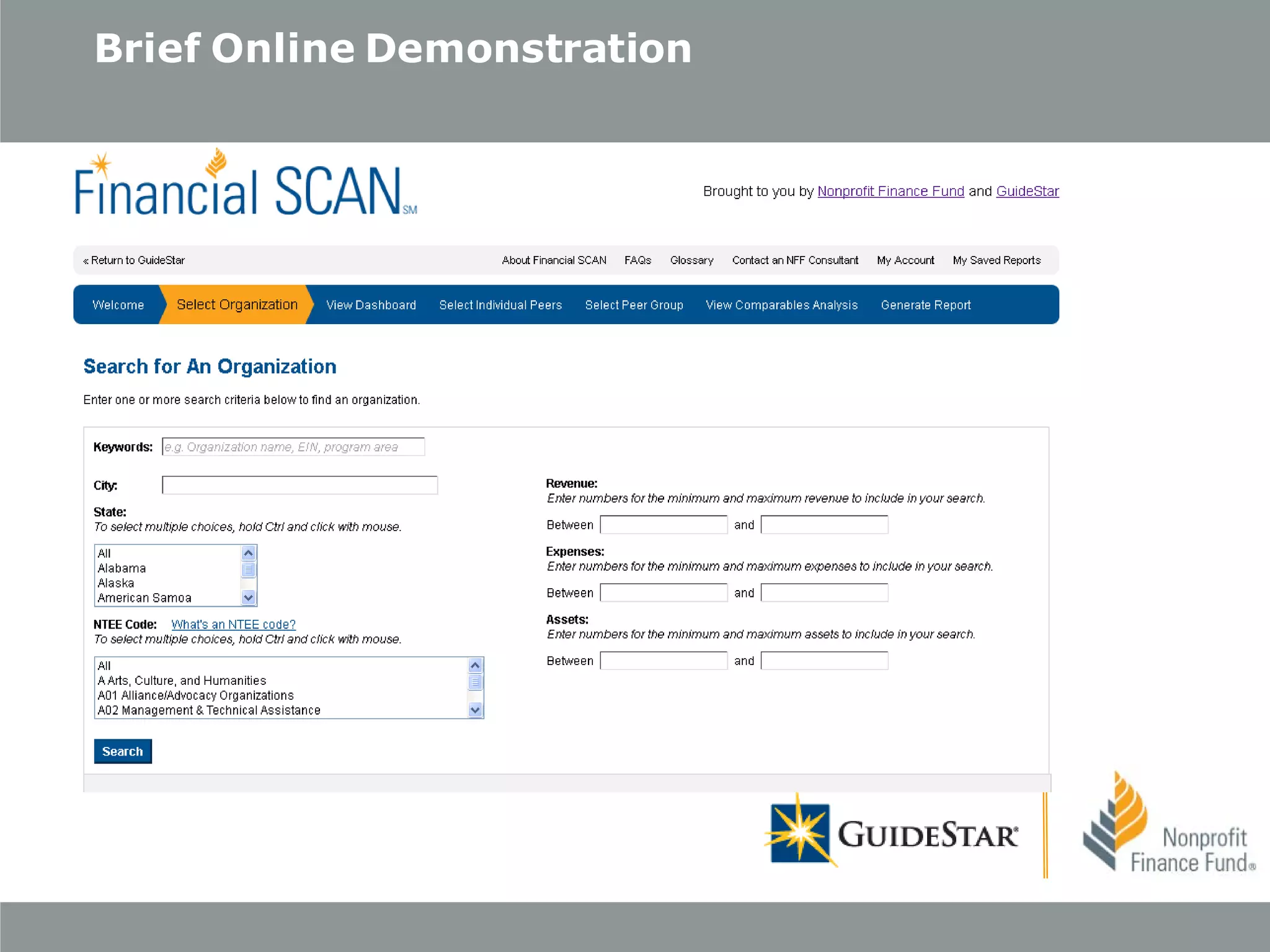Brief Online Demonstration

 