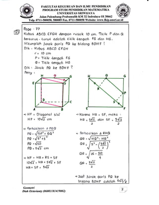 Geometri Tiga Dimensi