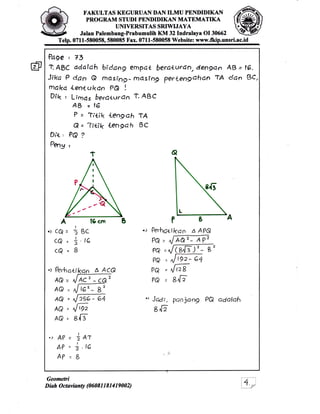 Geometri Tiga Dimensi