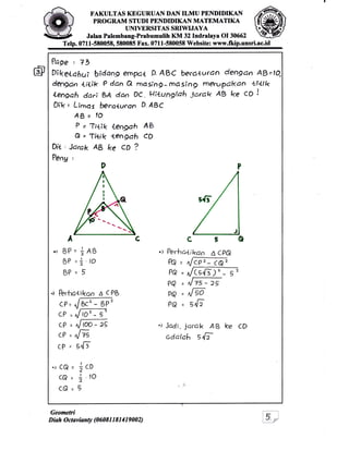 Geometri Tiga Dimensi