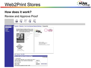 How does it work? Review and Approve Proof  Web2Print Stores 