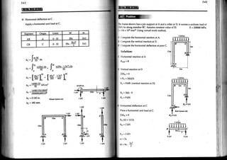 Structural Analysis - Virtual Work Method | PDF