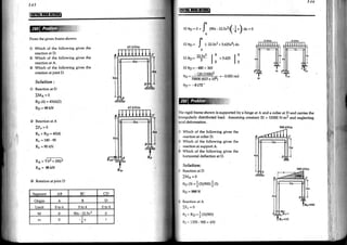 Structural Analysis - Virtual Work Method | PDF