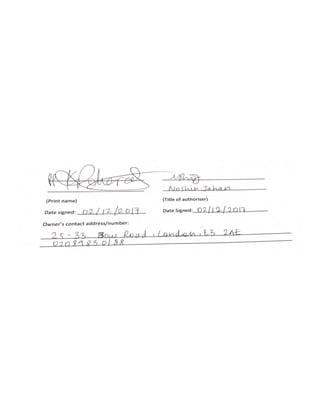 Location Contract and Equipment Rental contract signed | PDF