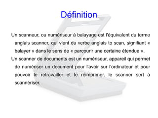 Scanner Terms Scanner | ODP