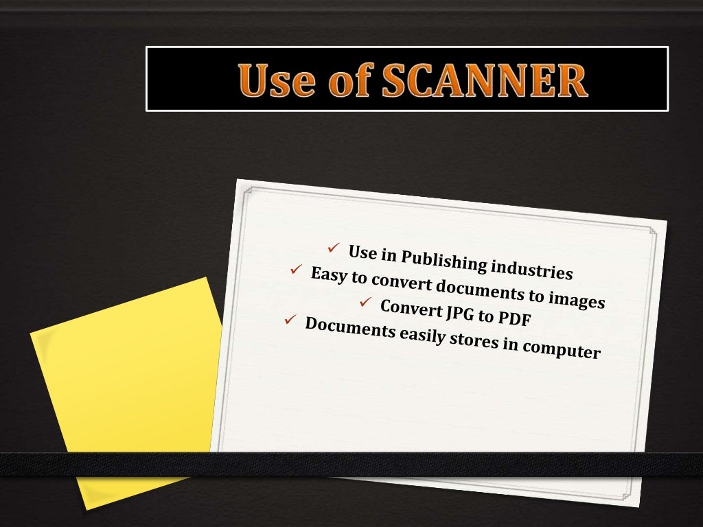 Scanner and its Types