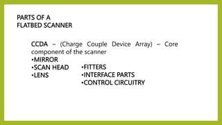 DIFFERENT TYPES OR CLASSIFICATION OF SCANNER | PPT