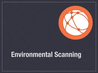 Environmental Scanning	
 