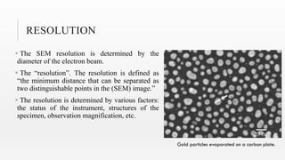SCANNING ELECTRON MICROSCOPY (SEM).pdf material charaterization | PDF
