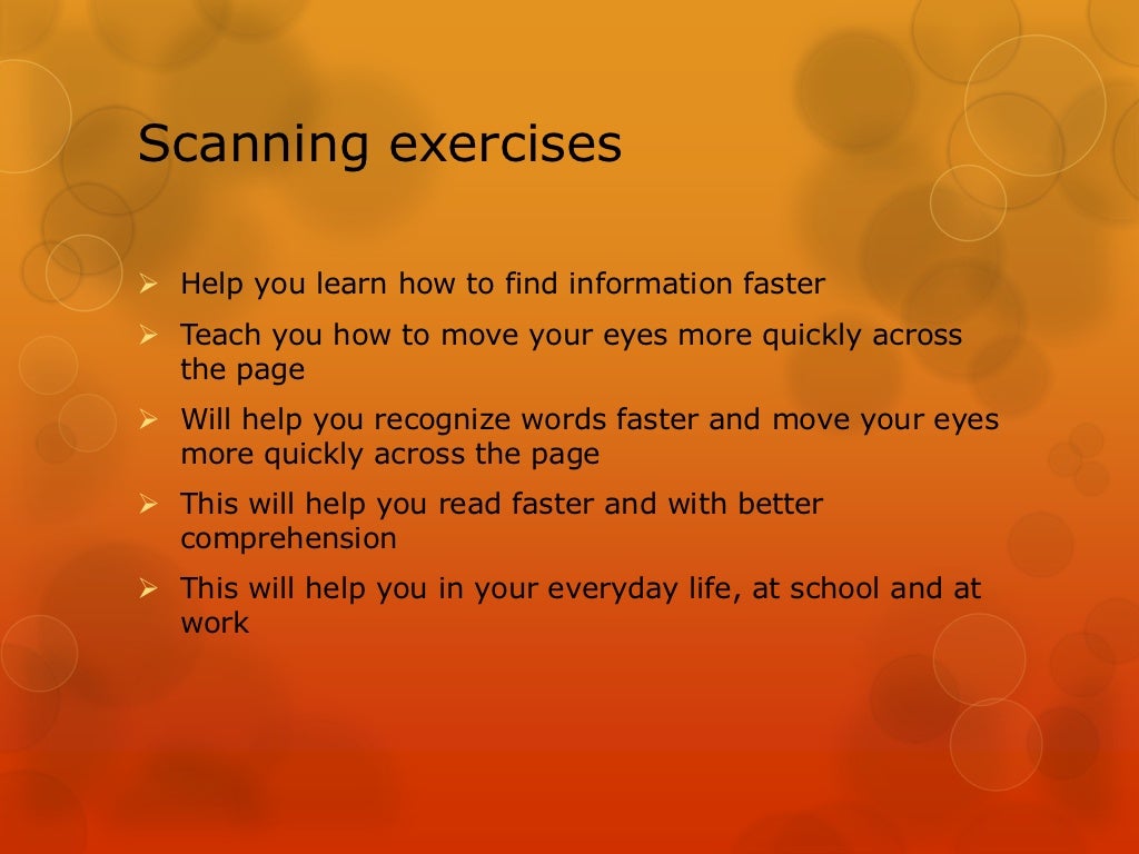 Scanning powerpoint
