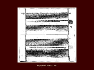 Manuscript digitisation | PPT