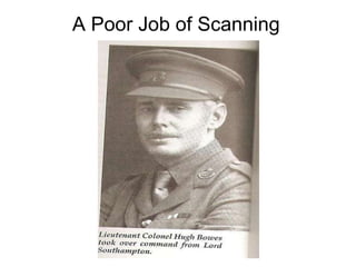 A Poor Job of Scanning 