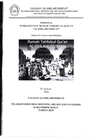 Proposal Rumah Tahfidz Lombok