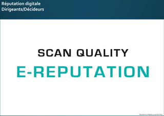 KARO
Réputation digitale
Dirigeants/Décideurs
Reproduction intégrale ou partielle illicite
 