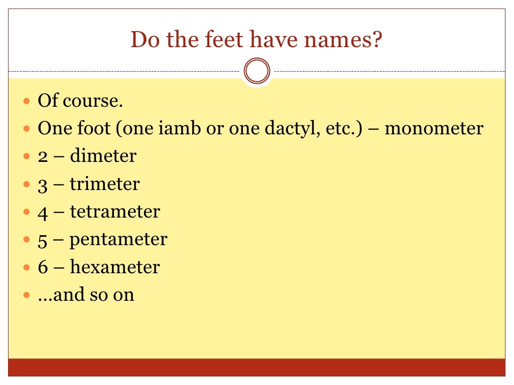 english scansion english scansion