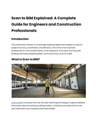 Scan to BIM Explained_ A Complete Guide for Engineers and Construction ...