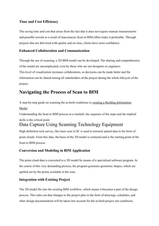 Scan to BIM Overview: Your Complete Guide | PDF