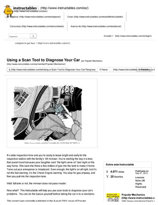Scan Tool Code Report.pdf Scan tool basics | PDF
