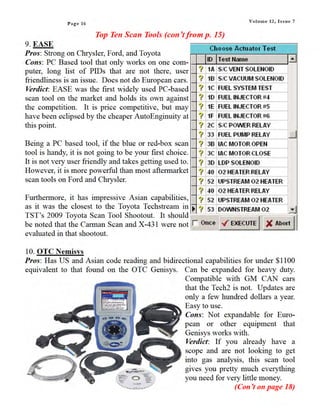 Scan Tool Code Report.pdf Scan tool basics | PDF