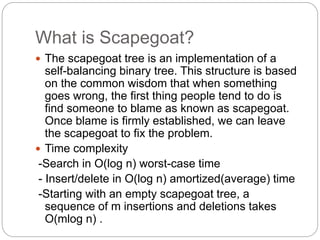 Scapegoat Tree | PPTX