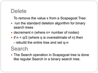 Scapegoat Tree | PPTX