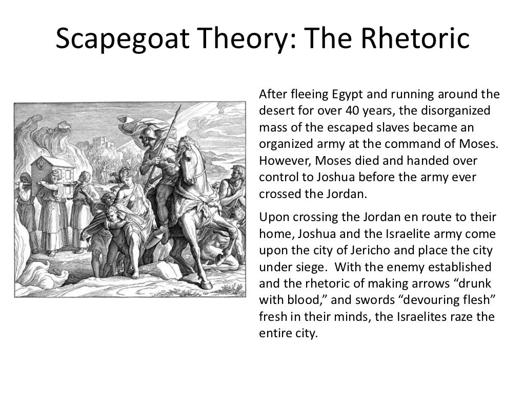 Scapegoat theory & Christianity