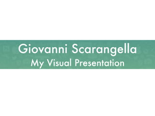 Giovanni Scarangella
My Visual Presentation
 