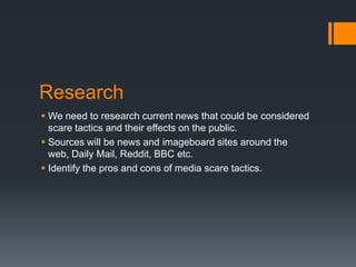 Scare tactics | PPTX