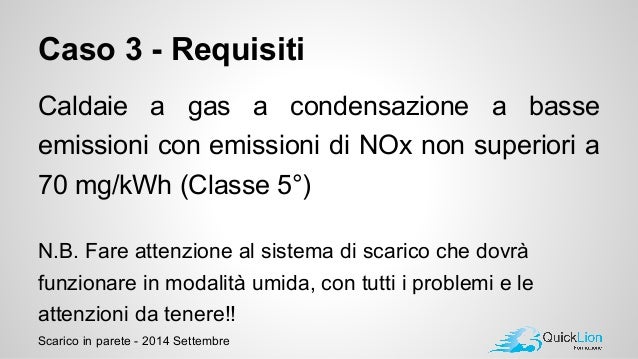 decreto legislativo 4 luglio 2014 n 102 scarico a parete