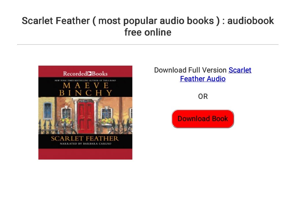 Scarlet Feather ( most popular audio books ) audiobook free online
