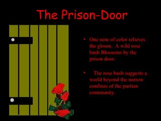 scarlet letter prison door