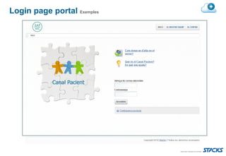 Login page portal Exemples
 