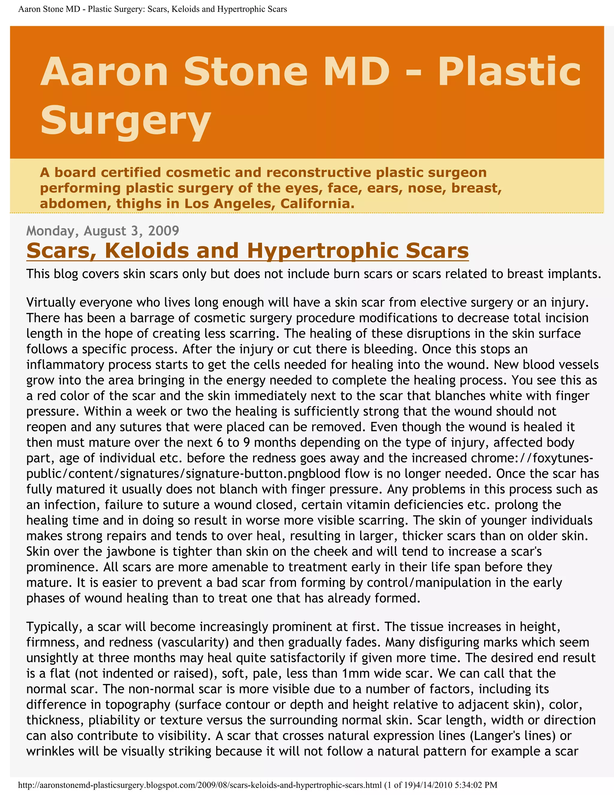 Scars keloids and hypertrophic-scars | PDF