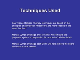 Scar Tissue Therapy Presentation Plastics