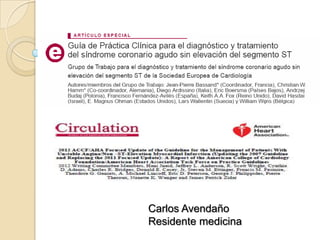 Carlos Avendaño
Residente medicina

 