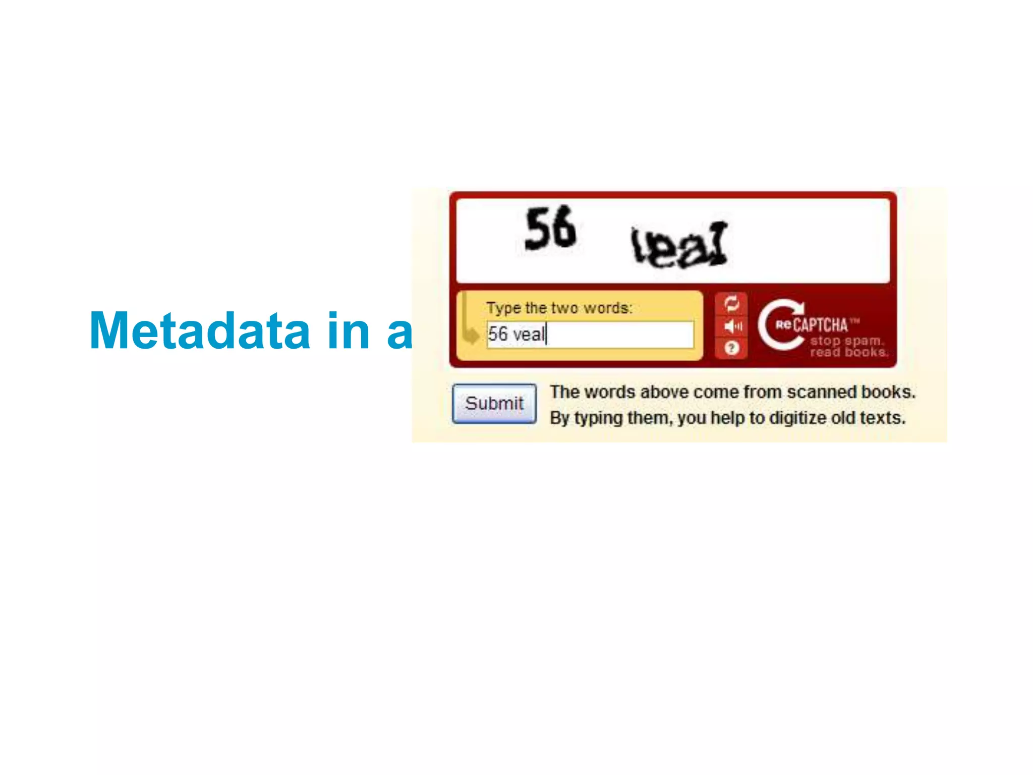 Metadata in a Crowd: Shared Knowledge Production