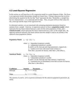 Scatter diagrams and correlation and simple linear regresssion | PDF