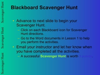 Scavenger | PPT