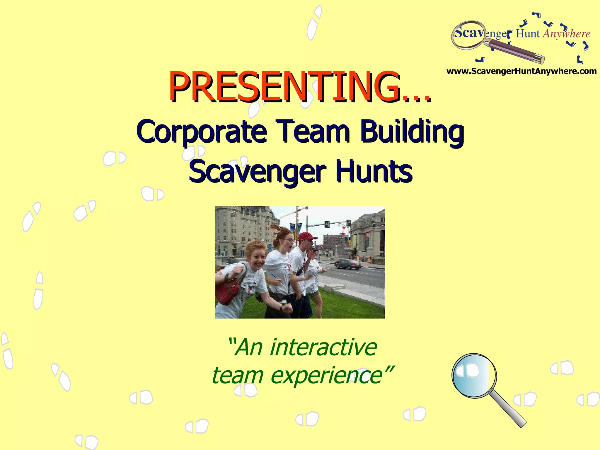 About Scavenger Hunt Anywhere | PPT