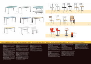 Lux                                                                                                                                                                                                                     Sirio




         Zeffiro                                                                                                                                                                               Quadrifoglio                                                                                                                                                                                                                                                                                                                                                                                48.49

                                                                                                                                                                                                                                                                                                                   Vega                                         Quadrifoglio                                          Fenix                                           Old TIme




                                                                                                                                                                                                                                                                                                                                                                                                                                                                                  Bianco, White, Blanc,
                                                                                                                                                                                                                                                                                                                                                                                                                                                                                  Weiß, Blanco.


                                                                                                                                                                                                                                                                                                                                                                                                                                                                                  Arancio, Orange, Orange,
          Vega                                                                                                                                                                   Happening                                                                                                                                                                                                                                                                                        Orange, Naranja.


                                                                                                                                                                                                                                                                                                                                                                                                                                                                                  Rosso, Red, Rouge,
                                                                                                                                                                                                                                                                                                                                                                                                                                                                                  Rot, Rojo.


                                                                                                                                                                                                                                                                                                                                                                                                                                                                                  Nero, Black, Noire,
                                                                                                                                                                                                                                                                                                                                                                                                                                                                                  Schwarz, Nero.
                                                                                                                                                                                                                                                                                                                                         Wind                                                                                Geo




TAVOLI E SEDIE PER TUTTI I MODELLI. TABLES AND CHAIRS FOR ALL MODELS. TABLES ET CHAISES POUR TOUS LES                                                                                                                                                                                         MODÈLES.               TISCHE UND STÜHLE FÜR ALLE MODELLE.                                                                                     MESAS Y SILLAS PARA TODOS LOS MODELOS.

                                                                                                                                                                                                                                                                                                  Sedia e sgabelli Sirio: ha struttura in metallo verniciato Grigio, fondino disponibile      Sirio Chair and stools: frame in Grey painted metal, seat available of the following               Sirio chaise et tabourets: cadre en metal verni en Gris, fond disponible en polypropilène
   Tavolo Lux: struttura e gambe in Alluminio finitura Acciaio e piano allungabile in vetro        Lux table: frame and legs in Steel finish Aluminium and extensible top in etched glass      Table Lux: cadre et pieds en Aluminium finition Acier et dessus à rallonges en verre                                                                                                                                                                                                              couleur Ghiaccio Gel, tissu plastifié Carobon Look et en paille de maïs naturelle.
   acidato o laminato stratificato.                                                                or layered decorative finish.                                                               glacé ou stratifié lamellé.                                                                        nelle seguenti tipologie: polipropilene colore Ghiaccio Gel, stoffa plastificata Carobon    types: Ghiaccio Gel colour polypropylene, Carobon Look plasticized fabric,
                                                                                                                                                                                                                                                                                                  Look, impagliato in mais naturale.                                                          straw-bottomed in natural corn.                                                                    Chaise Vega: cadre en métal verni en Gris, dossier et fond empaillés avec cordelette en
   Tavolo Zeffiro: struttura e gambe in metallo verniciato grigio e piano in vetro temperato e     Tavolo Zeffiro: frame and legs in grey painted metal and 12 mm thick screen-printed         Table Zeffiro: cadre et pieds en métal verni en gris et dessus en verre trempé et                                                                                                                                                                                                                 cellulose tressée à dame directement sur le cadre de la chaise
   serigrafato spessore 12mm.                                                                      tempered glass top.                                                                         sérigraphié, épaisseur 12 mm.                                                                      Sedia Vega: struttura in metallo verniciato Grigio, schienale e fondino in cordino di       Vega chair: frame in Grey painted metal, straw back and seat in cellulose cord woven in
                                                                                                                                                                                                                                                                                                  cellulosa intrecciato a dama direttamente sulla struttura della sedia.                      checker pattern directly on the chair frame.                                                       Chaise Quadrifoglio: le cadre est en métal verni en Gris et le fond en paille synthétique.
   Tavolo Quadrifoglio: struttura (allungabile o fissa) e gambe in metallo Grigio.                 Quadrifoglio table: frame (extensible or fixed) and legs are in Grey painted metal.         Table Quadrifoglio: le cadre (à rallonges ou fixe) et les pieds sont en métal Gris.                                                                                                                                                                                                               Chaise Fenix: cadre et pieds en métal verni Gris et fond en paille synthétique.
   Piani allungabili in laminato o fissi in laminato, granito, Quarz o vetro temperato             Extensible tops in laminate or fixed in laminate, granite, Quarz or tempered, screen-       Les dessus sont à rallonges en stratifié ou bien fixes en stratifié, granit, Quarz ou verre        Sedia Quadrifoglio: fusto in metallo verniciato Grigio e fondino in paglia sintetica.       Quadrifoglio chair: frame in Grey painted metal and synthetic straw seat.
                                                                                                                                                                                                                                                                                                  Sedia Fenix: fusto e gambe in metallo verniciato Grigio e fondino in paglia sintetica.      Fenix chair: frame and legs in Grey painted metal and synthetic straw seat.                        Chaise Old Time: cadre en Hêtre avec fond et dossier en paille de Vienne.
   e serigrafato spessore 19mm.                                                                    printed glass 19 mm thick.                                                                  trempé et sérigraphié épaisseur 19 mm.                                                                                                                                                                                                                                                            Chaise et Tabouret Wind: pieds en métal verni gris avec assise en feuilleté teint Noyer Patiné,
   Tavoli Vega: rettangolari o quadrati hanno basamento in multistrato con coperture in            Vega Tables: rectangular or square, frame in multi-layered wood covered with grey painted   Tables Vega: rectangulaires ou carrées ayant cadre en feuilleté recouvert en métal                 Sedia Old Time: fusto in Faggio con fondino e schienale in paglia di Vienna.                Old Time chair: Beech frame with Vienna caned seat and back.
                                                                                                                                                                                                                                                                                                  Sedia e Sgabello Wind: gambe in metallo verniciato grigio con seduta in multistrato         Wind Chair and Stool: legs in Grey painted metal with seat in Antique Walnut or Bellagio           teint Cerisier Bellagio ou laqué en 34 couleurs.
   metallo verniciato Grigio e gambe in metallo verniciato Grigio. I piani possono essere          metal and metal Grey painted legs. The tops can be extensible in laminate of different      verni en gris et pieds en métal verni en Gris. Les dessus peuvent être à rallonges en                                                                                                                                                                                                             Tabouret Geo: cadre en métal verni gris aluminium avec double couche transparente et assise
   allungabili in laminato di diverso colore oppure fissi in laminato, in marmo, granito,          colours or fixed in laminate, marble, granite, composite, Damatop or Decorceramica.         stratifié de différentes couleurs ou fixe en stratifié, marbre, granit, composé, Damatop           tinto Noce Antico, tinto Ciliegio Bellagio o laccato in 34 colori.                          Cherry varnished multi-layered wood, or lacquered in a range of 34 colours.
                                                                                                                                                                                                                                                                                                  Sgabello Geo: fusto in metallo verniciato grigio alluminio con doppio strato                Geo stool: aluminium grey painted metal frame with two-layer transparent coating                   pivotante entièrement en polyuréthanne, disponible dans les coloris blanc, noir, orange et rouge.
   composto, Damatop o Decorceramica.                                                              Happening bench and bench-type table: Fixed rectangular bench-type table in Italian         ou Decorceramica.
   Panca e Tavolo panca Happening: Panca e tavolo panca Happening: Tavolo panca                    walnut or cherry veneered multi-layered wood or in white laminate, legs in Italian          Banc et table pour banc Happening: Table pour banc rectangulaire sans rallonges en                 di trasparente e seduta girevole in poliuretano integrale disponibile nei colori bianco,    and all-polyurethane swivel seat available in black, white, orange and red.
   rettangolare fisso in multistrato impiallacciato noce nazionale, ciliegio o laminato            walnut or cherry veneered particle board or in white laminate. Bench in Italian walnut      feuilleté plaqué noyer italien, cerisier ou stratifié blanc, pieds en aggloméré plaqué             nero, arancio e rosso.
   bianco, gambe in truciolare impiallacciato noce nazionale, ciliegio o laminato bianco.          or cherry veneered multi-layered wood or in white laminate, legs in Italian walnut or       noyer italien, cerisier ou stratifié blanc. Banc en feuilleté plaqué noyer italien, cerisier
   Panca in multistrato impiallacciato noce nazionale, ciliegio o laminato bianco, gambe in        cherry veneered particle board or in white laminate veneer.                                 ou stratifié blanc, pieds en aggloméré plaqué noyer italien, cerisier ou stratifié blanc.
   truciolare impiallacciato noce nazionale, ciliegio o laminato bianco.                                                                                                                                                                                                                          Sirio Stuhl und Hocker: Gestell aus Grau lackiertem Metall, Sitzfläche lieferbar in         Silla y Taburetes Sirio: Estructura de metal barnizado de color Gris, asiento de los siguientes
                                                                                                                                                                                                                                                                                                  Polypropylen Ghiaccio Gel, im Carobon Look plastifiziertem Stoff und in                     tipos: polipropileno color Ghiaccio Gel, tejido plastificado Carobon Look, paja natural de maíz.
                                                                                                                                                                                                                                                                                                  Naturmaisstrohgeflecht.                                                                     Silla Vega: Estructura de metal barnizado de color Gris, respaldo y asiento de cuerda de
   Tisch Lux: Zarge und Beine aus Aluminium Finish Edelstahl und ausziehbare Platte aus            Mesa Lux: Estructura y patas de Alumino acabado Acero y tablero extensible de cristal
                                                                                                                                                                                                                                                                                                  Stuhl Vega: Gestell aus Grau lackiertem Metall, Rückenlehne und Sitzfläche aus direkt auf   celulosa entrelazada en forma escaqueada directamente en la estructura de la silla.
   geätztem Glas oder Schichtstoff-Laminat.                                                        translúcido o laminado estratificado.
                                                                                                                                                                                                                                                                                                  das Gestell aufgebrachtem Zellulosegeflecht im Schachbrettmuster.                           Silla Quadrifoglio: Estructura de metal barnizado de color Gris y asiento de paja sintética.
   Tisch Zeffiro: Zarge und Beine aus Grau lackiertem Metall und Platte aus 12 mm                  Mesa Zeffiro: Estructura y patas de metal barnizado de color Gris y tablero de cristal
                                                                                                                                                                                                                                                                                                  Stuhl Quadrifoglio: Gestell aus Grau lackiertem Metall, Sitzfläche Kunststroh.              Silla Fenix: Estructura y patas de metal barnizado de color Gris y asiento de paja sintética.
   starkem, getempertem Grafikglas.                                                                templado y serigrafiado de 12 mm. de espesor.
                                                                                                                                                                                                                                                                                                  Stuhl Fenix: Gestell und Beine aus Grau lackiertem Metall, Sitzfläche Kunststroh.           Silla Old Time: Estructura de Haya con asiento y respaldo de paja de Viena.
   Tisch Quadrifoglio: Zarge (fest oder ausziehbar) und Beine aus grauem Metall.                   Mesa Quadrifoglio: Estructura (extensible o fija) y patas de metal barnizado Gris.
                                                                                                                                                                                                                                                                                                  Stuhl Old Time: Gestell in Buche mit Sitzfläche und Rückenlehne in Wienerstroh.             Sillas y Taburete Wind: Patas de metal barnizado de color Gris y asiento de madera
   Ausziehbare oder feste Platten aus Laminat und feste Platten aus Laminat, Granit, Quarz         Tableros extensibles de laminado o fijos de laminado, granito, Quarz o cristal templado y
                                                                                                                                                                                                                                                                                                  Stuhl und Hocker Wind: Beine in Grau lackiertem Metall, Sitzfläche aus Sperrholz gebeizt    multilaminar teñida de color Nogal Anticado o Cerezo Bellagio, o bien lacada de 34 colores.
   oder 19 mm starkem, getempertem Glas mit Siebdruck.                                             serigrafiado de 19 mm de espesor.
                                                                                                                                                                                                                                                                                                  Nussbaum Antik, gebeizt Kirschbaum Bellagio oder lackiert in 34 Farben.                     Taburete Geo: Estructura de metal barnizado de color gris aluminio con doble mano de
   Tische Vega: rechteckig oder quadratisch mit Zarge in Sperrholz, Verkleidung aus Grau           Mesas Vega: Rectangulares o cuadradas, con estructura de madera multilaminar
                                                                                                                                                                                                                                                                                                  Hocker Geo: Gestell aus Metall, lackiert Aluminium Grau, mit doppelter                      transparente y asiento giratorio de poliuretano integral de color blanco, negro, naranja e rojo.
   lackiertem Metall und Beine aus Grau lackiertem Metall. Die Platten können ausziehbar           recubierta de metal barnizado Gris y patas de metal barnizado Gris. Los tableros pueden
                                                                                                                                                                                                                                                                                                  Transparentschicht; drehbare Voll-PUR-Sitzfläche in Weiß, Schwarz, Orange und Rot.
   aus Laminat in unterschiedlichen Farben sein, oder fest aus Laminat, Marmor, Granit,            ser extensibles, de laminado en diferentes colores, o bien fijos, de laminado, mármol,
   Gussmarmor, Damatop oder Decorceramica.                                                         granito, compuesto, Damatop o Decorceramica.
   Sitzbank und Tisch für Sitzbank Happening: Tisch für Sitzbank, rechteckig, nicht                Banco y mesa para banco Happening: Mesa rectangular fija para banco, de madera
   ausziehbar in Sperrholz furniert Ital. Nussbaum, Kirschbaum oder Laminat weiß, Beine in         multilaminar enchapada Nogal Italiano, Cerezo, o laminado Blanco, patas de fibras de
   Pressspanholz furniert Ital. Nussbaum, Kirschbaum oder Laminat weiß. Sitzbank in                madera enchapadas Nogal Italiano, Cerezo o laminado Blanco. Banco de madera
   Sperrholz furniert Ital. Nussbaum, Kirschbaum oder Laminat weiß, Beine in Pressspanholz         multilaminar enchapada Nogal Italiano, Cerezo o laminado Blanco, patas de fibras de
   furniert Ital. Nussbaum, Kirschbaum oder Laminat weiß.                                          madera enchapadas Nogal Italiano, Cerezo o laminado Blanco.
 