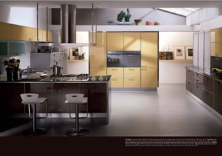 4.5




Anta dogata con incisioni di colore Giallo Mais SCAV 095 e Grigio Tundra SCAV 345 con maniglia a ponte con inserto in vetro nel colore dell’anta cod. 27005 e cod. 27004. Door with horizontal
engraved slat pattern in Maize Yellow SCAV 095 and Tundra Grey SCAV 345 with bridge-type handle featuring glass insert in the same colour as the door code 27005 and code 27004. Porte avec
incisions horizontales de couleur Jaune Maïs SCAV 095 et Gris Toundra SCAV 345 avec poignée saillante avec insertion en verre dans le coloris de la porte code 27005 et code 27004. Front mit
horizontalen Rillen in Maisgelb SCAV 095 und Tundra SCAV 345 und Brückengriff mit Glaseinsatz in der Farbe der Front Code 27005 und Code 27004. Puerta de cristal con grabados horizontales de
color Amarillo Maíz SCAV 095 y Gris Tundra SCAV 345, dotada de tirador de puente con aplicación de vidrio del color de la puerta (cód. 27005 y cód. 27004).
 