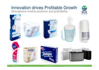 Innovation drives Profitable Growth
Strengthens market positions and profitability

January 29, 2014

Year-End Report 2013

6

 