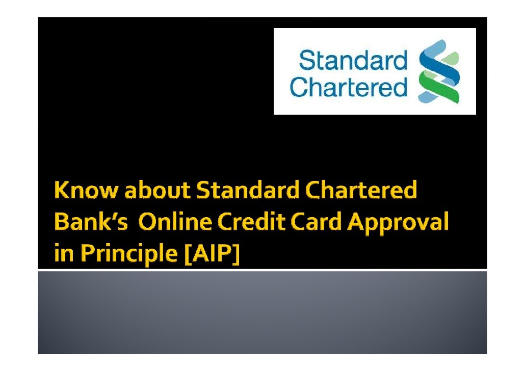 Standard Charted Online Credit Card Payment