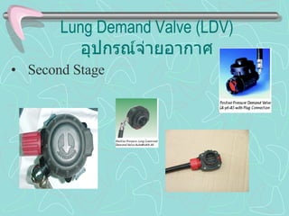 Lung Demand Valve (LDV) อุปกรณ์จ่ายอากาศ Second Stage  