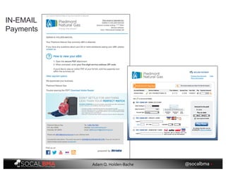 IN-EMAIL
Payments
@socalbma •Adam Q. Holden-Bache
 